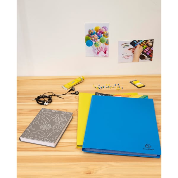 Exacompta 20x Forever Young Recycled Display Book (20 lommer) - assorterede farver 88290E