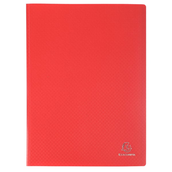 Exacompta 10x OPAK 0,5mm polypropylen Display Book Krystallommer 100 visninger, A4 - assorterede farver 8850E
