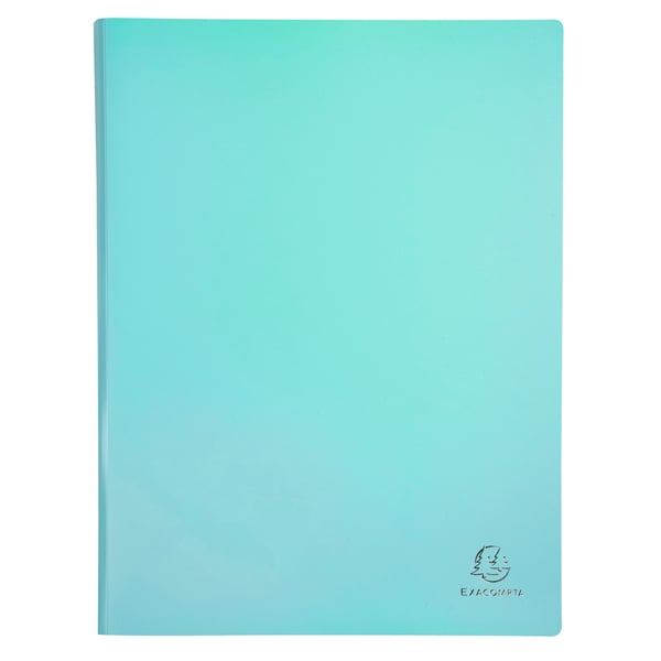 Exacompta 12x Aquarel displaybøger PP 100 visninger, A4, assorteret - assorterede farver 88560E