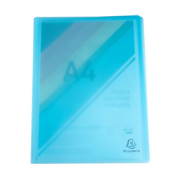 Exacompta 8x Chromaline Pastel PP-displaybøger 120 visninger, A4 - assorterede farver 88670E