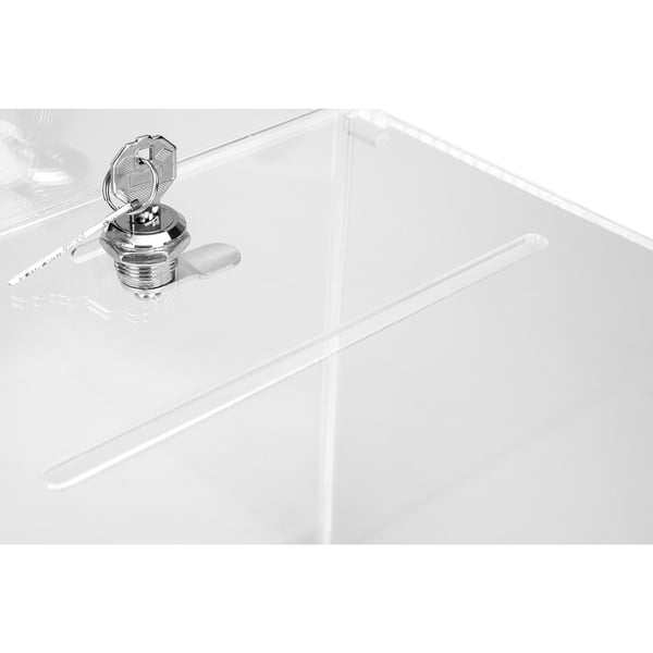 Exacompta Forslagsboks med A5-skilteholder låsbar 21cm Office - Krystal 89258D
