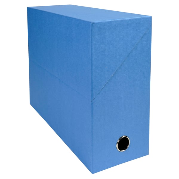 Exacompta 5x Overførselsbokse laerred 120mm ryg - assorterede farver 89420E