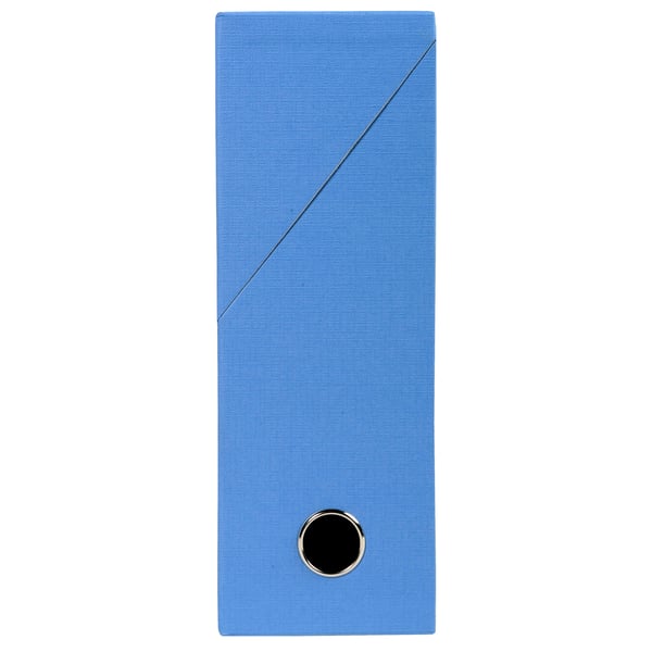 Exacompta 5x Canvas Transfer Box (90 mm ryg) - Lyseblå 89522E