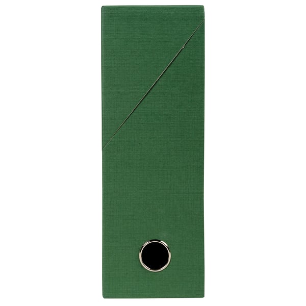Exacompta 5x Canvas Transfer Box (90 mm ryg) - Grøn 89523E