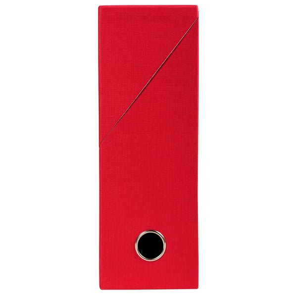 Exacompta 5x Canvas Transfer Box (90 mm ryg) - Rød 89525E