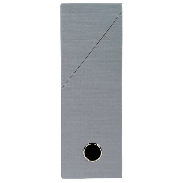 Exacompta 5x Canvas Transfer Box (90 mm ryg) - Grå 89526E