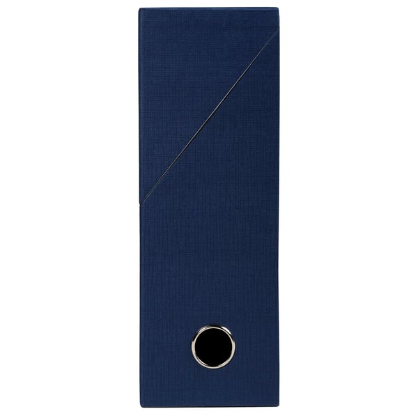 Exacompta 5x Canvas Transfer Box (90 mm ryg) - Mørkeblå 89527E