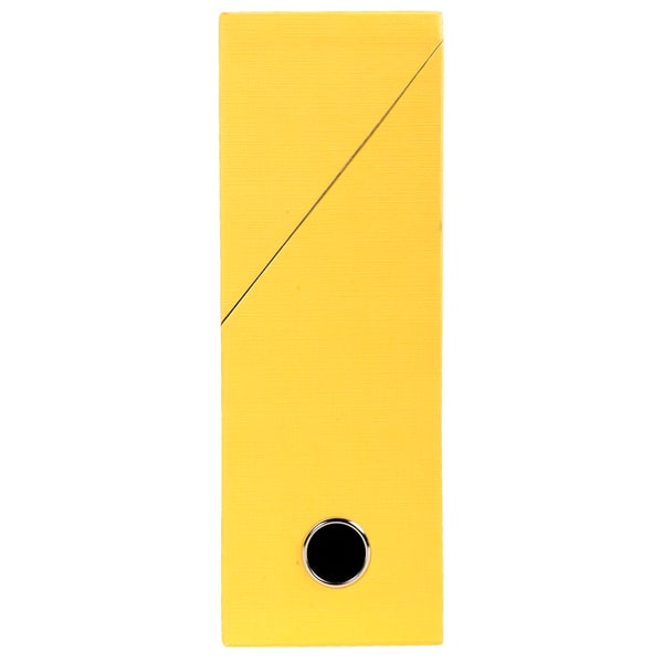 Exacompta 5x Canvas Transfer Box (90 mm ryg) - Gul 89529E