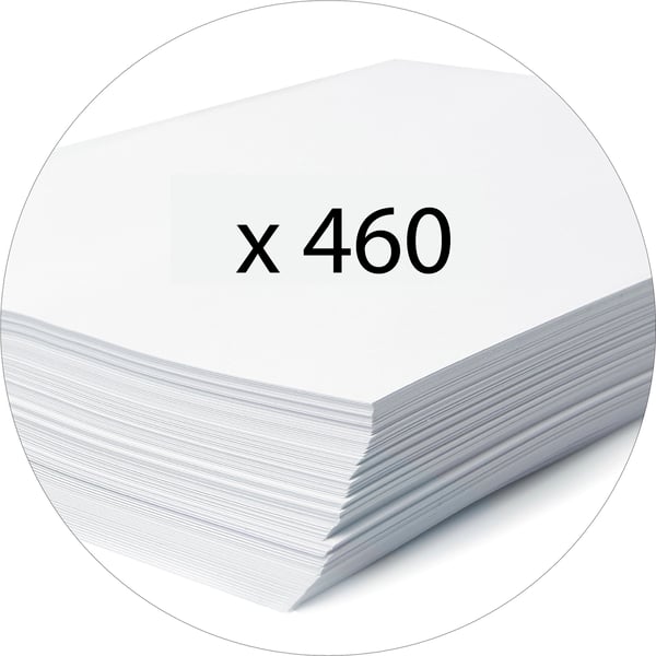 Exacompta 20x PP haeve-arksmappe, A4, 50 mm ryg - Lyseblå 915412B