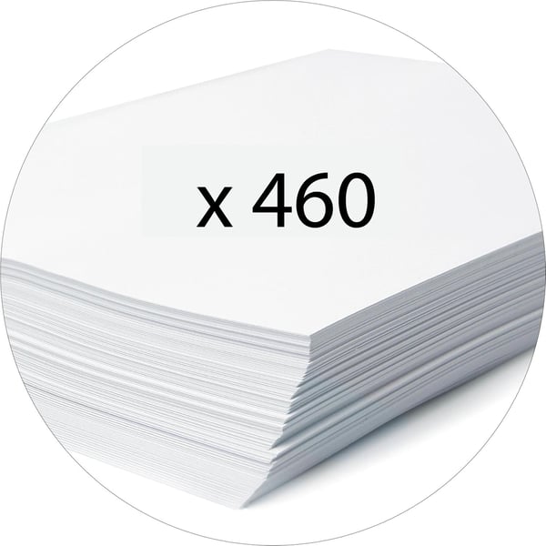 Exacompta 20x PP haeve-arksmappe, A4, 50 mm ryg - violine 915417B