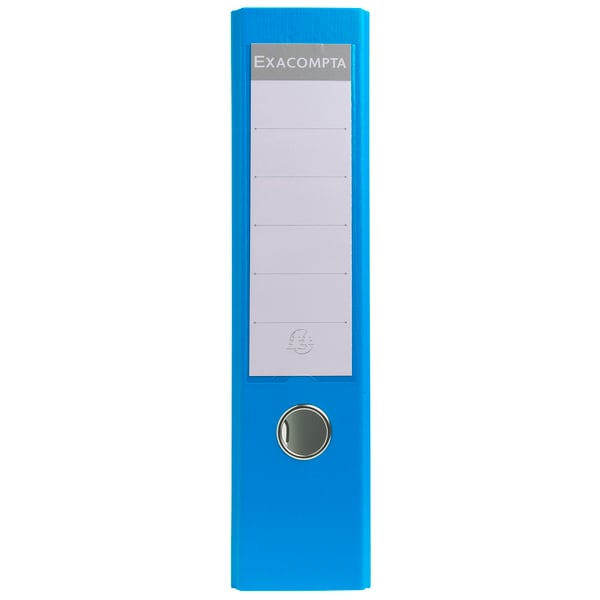 Exacompta 20x PP Brevordner, A4, 75mm rygrad - Lyseblå 918412B