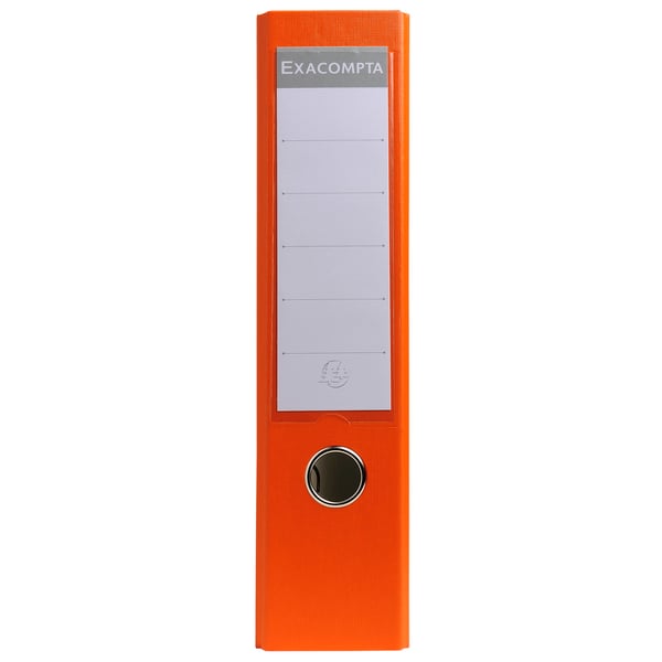 Exacompta 20x PP Brevordner, A4, 75mm rygrad - orange 918414B
