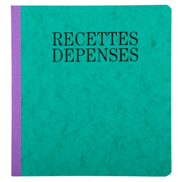 Exacompta 5x PIQ. 21/19 RECETTES-DEPENSES 80 SIDER - assorterede farver 930E