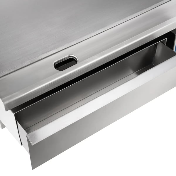 Royal Catering - Elektriskt stekbord - 73 cm - Slät - 2 x 2200 W
