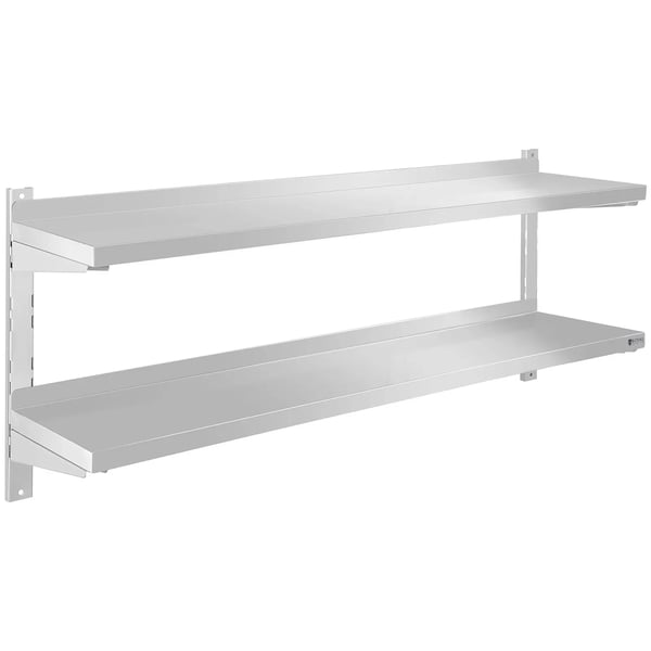 Royal Catering - Vägghylla - 2 hyllor - 140 cm