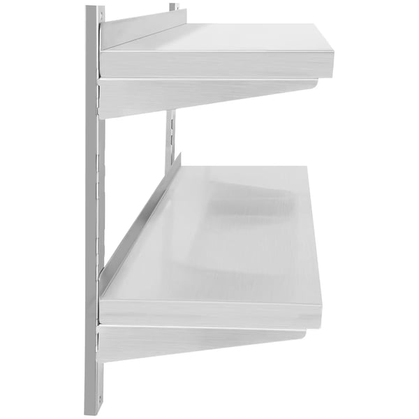 Royal Catering - Vägghylla - 2 hyllor - 140 cm