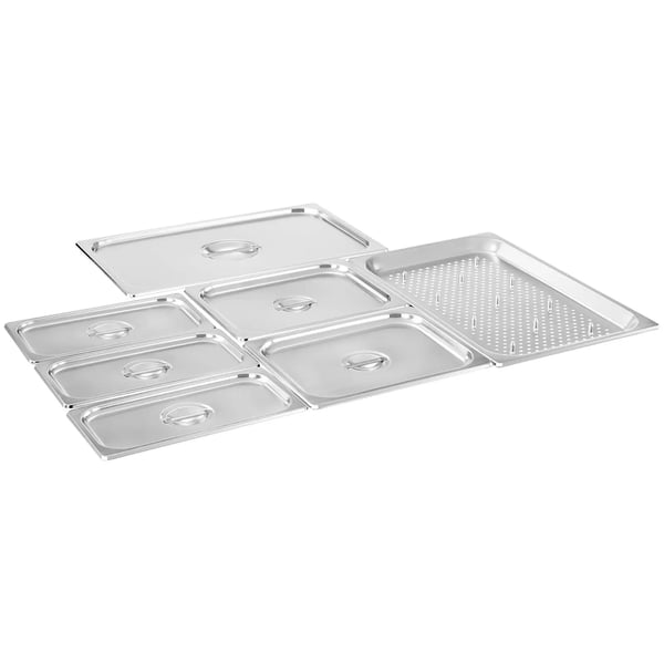 Royal Catering - Torr bain marie - 6 GN - med kötthylla
