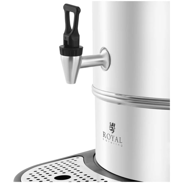 Royal Catering - Dryckesdispenser - varmvatten - 20 liter - 2200 W - spilltråg