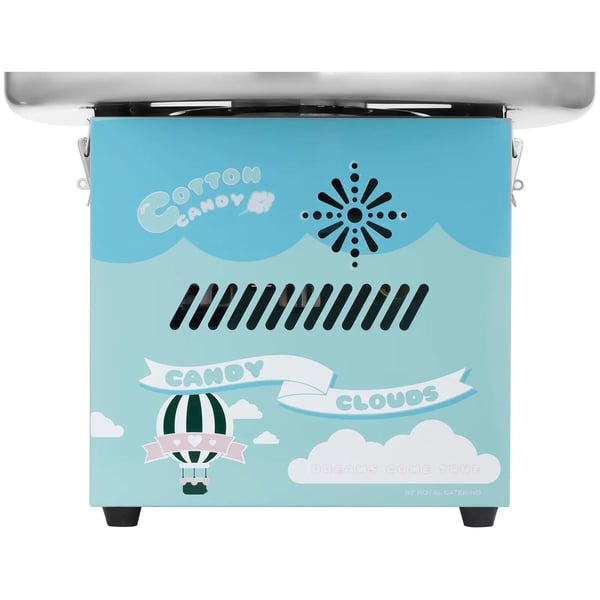 Royal Catering - Sockervaddsmaskin - 52 cm - 1200 W - turkos