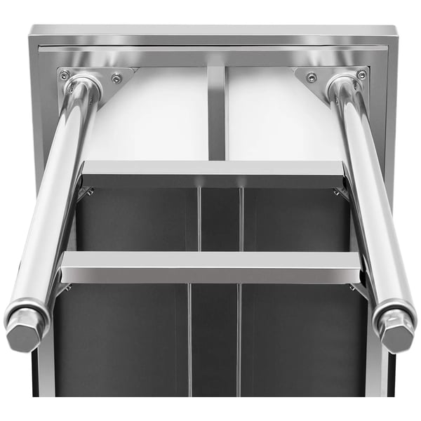 Royal Catering - Rostfri arbetsbänk - 60 x 180 cm - 500 kg - 3 nivåer