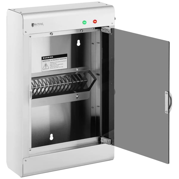 Royal Catering - Knivsterilisator - 14 knivar - UV-ljus - Rostfritt stål