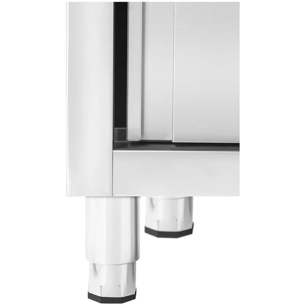 Royal Catering - Diskbord - 2 diskhoar - Rostfritt stål - 160 x 60 cm