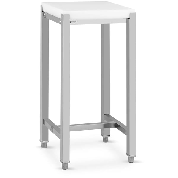Royal Catering - Slaktblock - 40 x 40 cm - Arbetshöjd: 88 cm