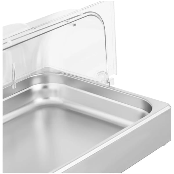 Royal Catering - Buffédisplay - GN 1/1 - Rostfritt stål med lock