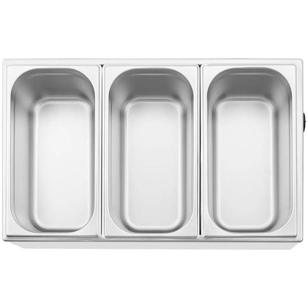Royal Catering - Bain marie - 640 W - 3 x GN 1/3