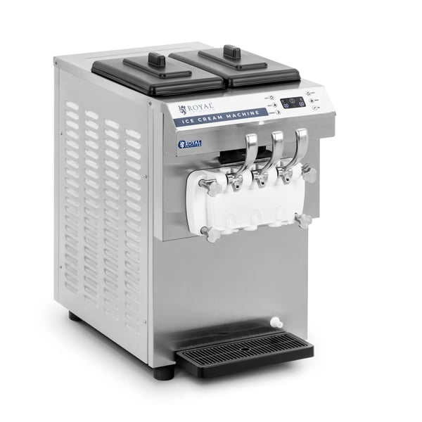 Royal Catering - Mjukglassmaskin - 1350 W - 16 l/h - LED - 3 smaker