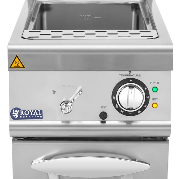 Royal Catering - Elektrisk pastakokare - 9 kW - 400 V - 40 x 73 cm - Pro 730-serien