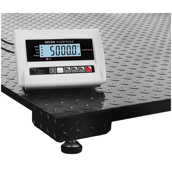 Steinberg Systems - Golvvåg - 5000 kg / 2 kg - 150 x 150 cm - Extern LCD