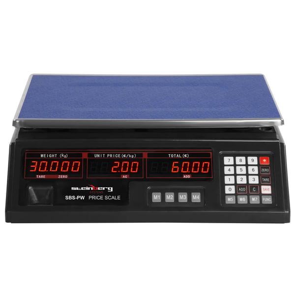 Steinberg Systems - Kontrollvåg - 30 kg / 2 g - svart - LED