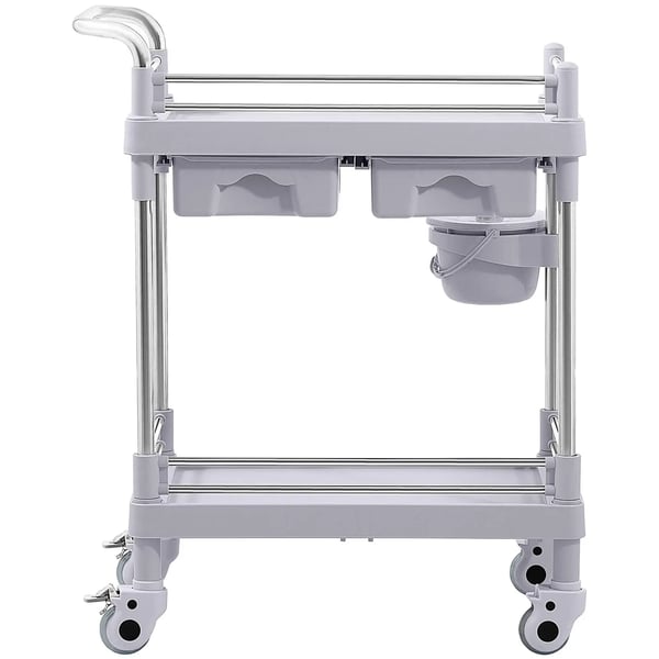 Steinberg Systems - Laboratorievagn - 2 hyllor vardera 53 x 38 x 14 cm - 2 lådor - 40 kg