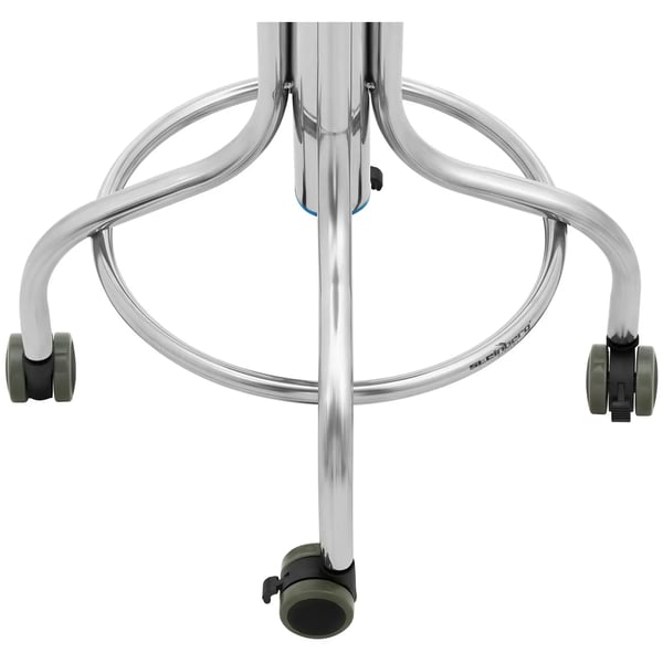Steinberg Systems - Laboratoriepall - på hjul - rostfritt stål - 100 kg