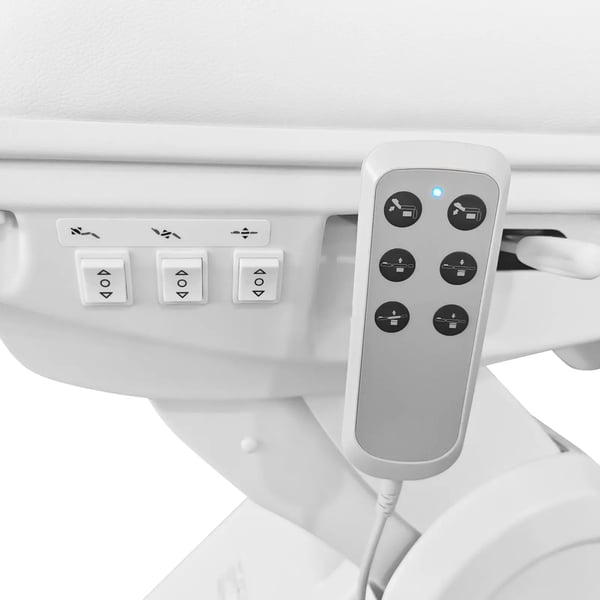 physa - Fotvårdsstol - elektrisk - 300 W - 175 kg - Vit