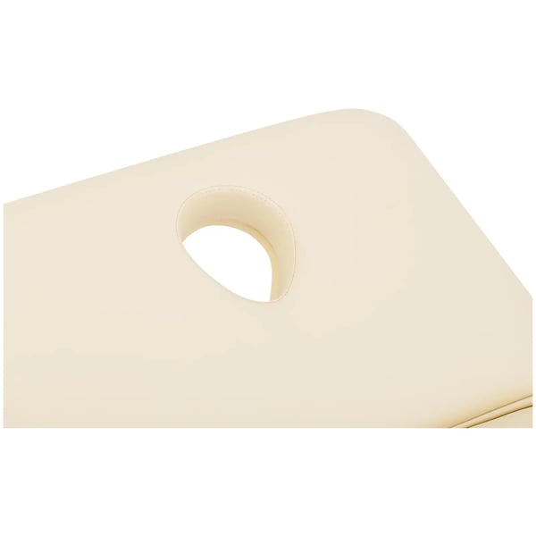 physa - Elektriskt massagebänk - 1 motor - 100 W - 207 x 68 x 53 - 92 cm - 200 kg - vit/beige