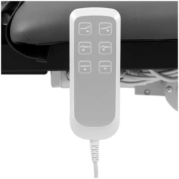 physa - Elektriskt massagebänk - 3 motorer - 300 W - 185 x 67 x 62 - 84 cm - 200 kg - svart/grå