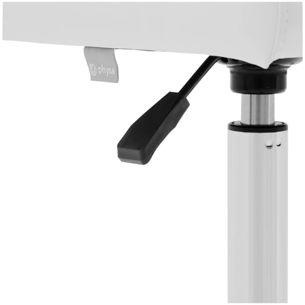 physa - Arbetsstol med ryggstöd - 48 - 62 cm - 150 kg - Vit