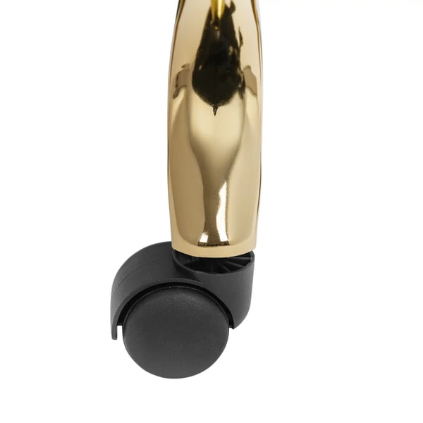 physa - Sadelstol - 51–65 cm - 150 kg - Ljusrosa/guld