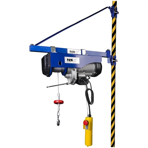 MSW - Lyftvinsch - 1600 W - 990 kg - 12 m