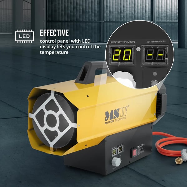 MSW - Gasolvärmare - 60 kW - 510 m²