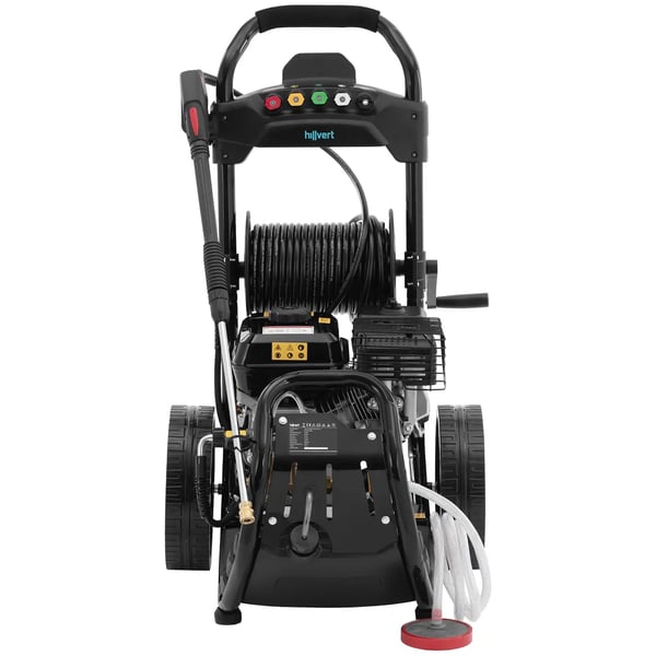 hillvert - Bensindriven högtryckstvätt - 4500 W - 200 bar - 9 l/min - 20 m-slang