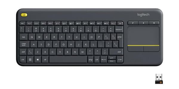 LOGITECH Langaton Kosketusnäppäimistö K400 Plus Musta 920-007145