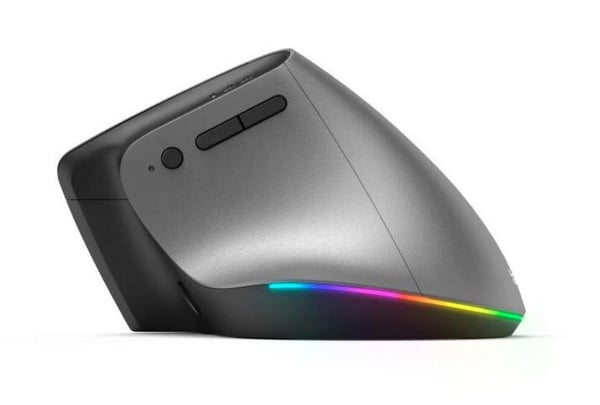 Hama EMW-700 — trådløs vertikal mus (Bluetooth 4,2 / 2,4 GHz, DPI 1000–2400, USB-C)