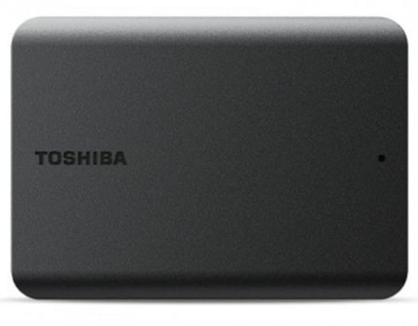 Toshiba Canvio Basics 2TB (sort) — bærbar ekstern USB 3.2 Gen 1 harddisk