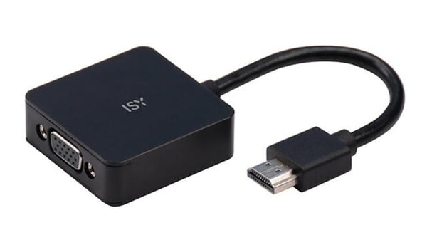 ISY IAD-1007 — HDMI → VGA-adapter med 3,5 mm lydudgang