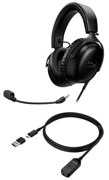 HYPERX Cloud III Trådbundna Gaminghörlurar Svarta