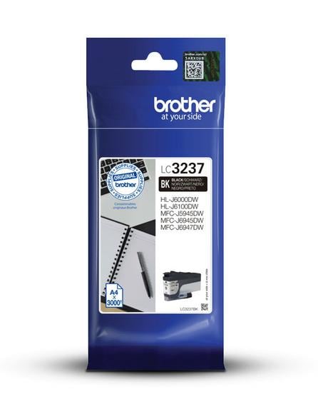 Brother LC3237BK — sort blækpatron