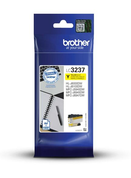 Brother LC3237Y — gul blækpatron